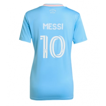 Billige Fotballdrakt Inter Miami Lionel Messi #10 Replika Tredjedrakt Dame 2025-26 Kortermet